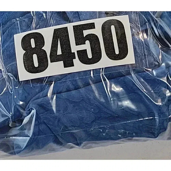 Anthropologie Holding Horse V Neck Blue Pattern Cold Shoulder Shift Dress M - Picture 11 of 11